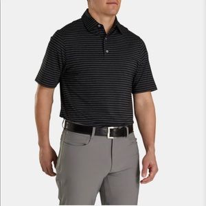 NWT Footjoy Classic Striped Golf Shirt